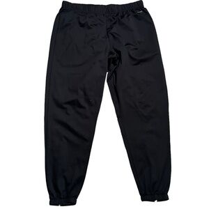 Athleta Black Reflective Ankle Zip Travel Pants Leggings Women's